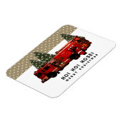 Lustiges Feuerwehrmann-Feiertagsgeschenk Magnet (Linke Seite)