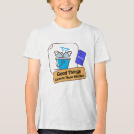 Lustiges Fischen Gute Dinge Kommen Zu Denjenigen D Tri-Blend Shirt