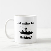 Lustiges Fischen Kaffeetasse (Links)
