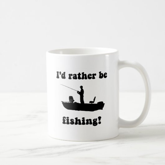 Lustiges Fischen Kaffeetasse (Rechts)