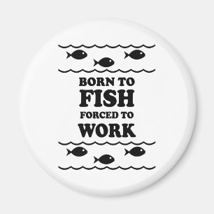 Lustiges Fischen Magnet