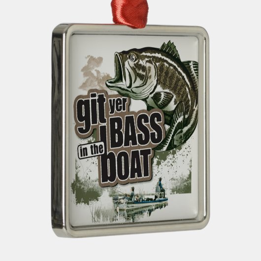 Lustiges Fischen Ornament Aus Metall (Rechts)