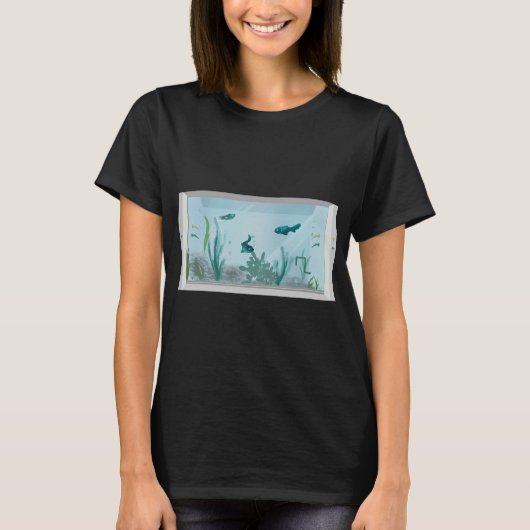 Lustiges Fischen T-Shirt (Vorderseite)