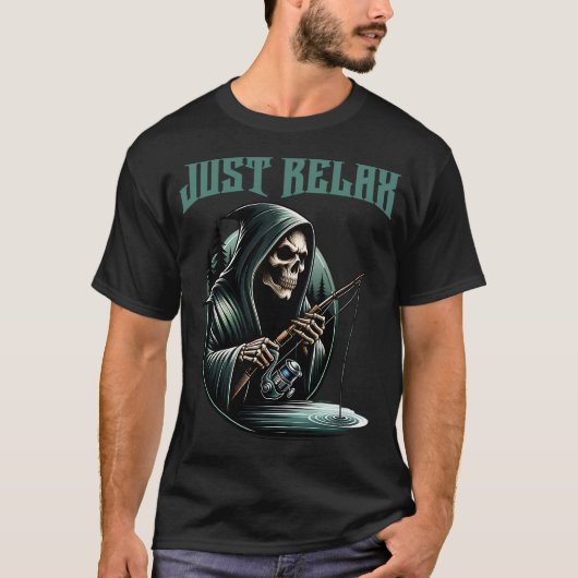 Lustiges Fischen T-Shirt (Vorderseite)
