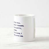 Lustiges Fischen themenorientiert Kaffeetasse (Mittel)