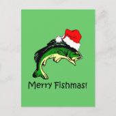 Lustiges Fischen Weihnachten (Vorderseite)