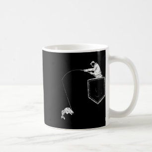 Lustiges Fischer-Fischerei-Pocket-T-Shirt für den  Kaffeetasse