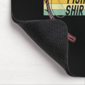 Lustiges Fischer-Glücksfischerhemd - Nicht Wa- Mousepad (Ecke)