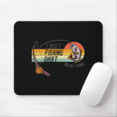 Lustiges Fischer-Glücksfischerhemd - Nicht Wa- Mousepad (Mit Mouse)