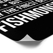 Lustiges Fischhändler-Shirt_ Perfekter Job & Arbei Poster (Ecke)