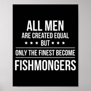 Lustiges Fischhändler-Shirt_ Perfekter Job & Arbei Poster