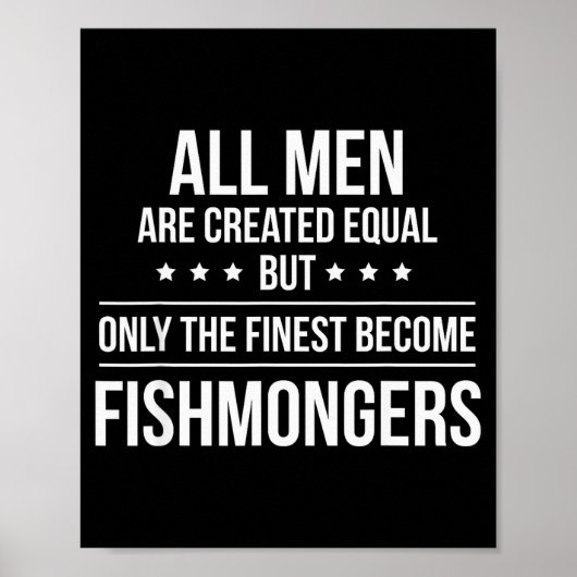Lustiges Fischhändler-Shirt_ Perfekter Job & Arbei Poster (Vorne)