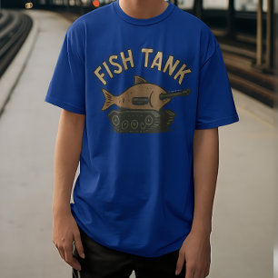 Lustiges Fish Tank Pun T-Shirt für Aquarium Liebha