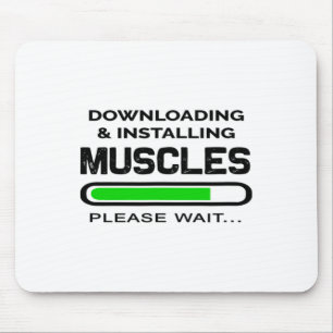 Lustiges Fitness-Shirt zum Herunterladen und Insta Mousepad