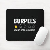 Lustiges Fitnessstudio Burpees Bodybuilding Gewich Mousepad (Mit Mouse)