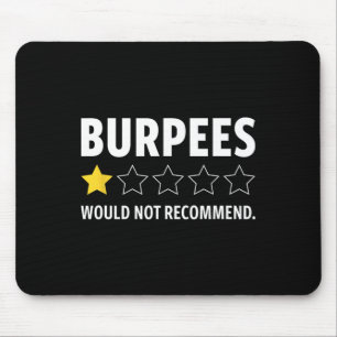 Lustiges Fitnessstudio Burpees Bodybuilding Gewich Mousepad