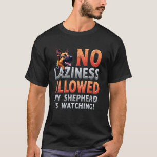 Lustiges Fitnessstudio für Deutsche Schäferhundbes T-Shirt
