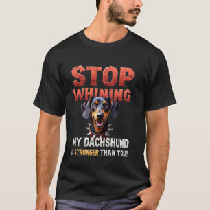 Lustiges Fitnessstudio-Geschenk für Dachshund-Hund T-Shirt