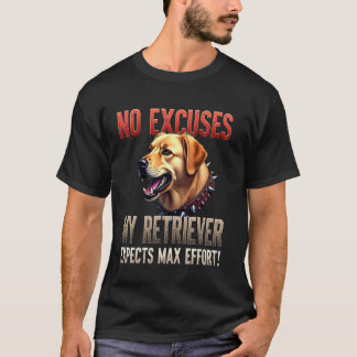 Lustiges Fitnessstudio-Geschenk für Golden Retriev T-Shirt