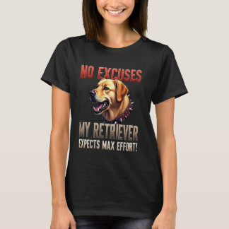 Lustiges Fitnessstudio-Geschenk für Golden Retriev T-Shirt