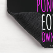 Lustiges Fitnessstudio S_ Ich trainiere, weil ich Mousepad (Ecke)