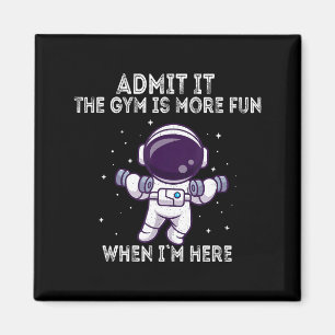 Lustiges Fitnessstudio-Shirt Gib es zu Das Fitness Magnet