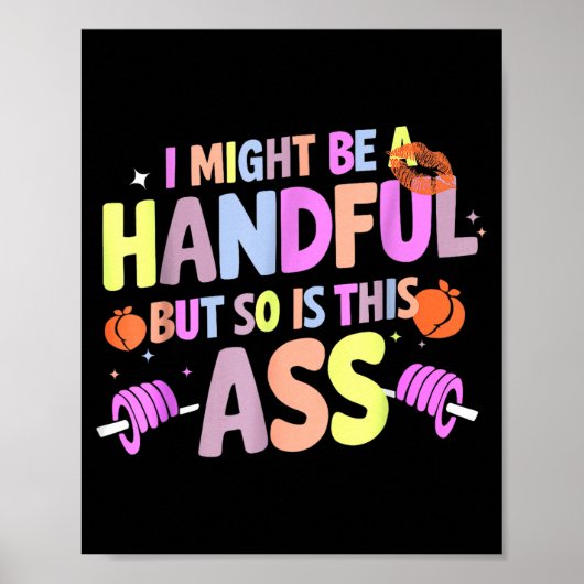 Lustiges Fitnessstudio-Zitat Ich Könnte Ein bissch Poster (Vorne)