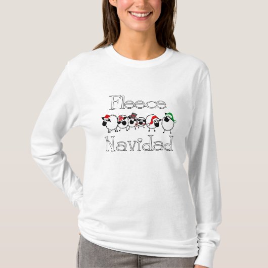 Lustiges Fleece Navidad Shirt (Vorderseite)