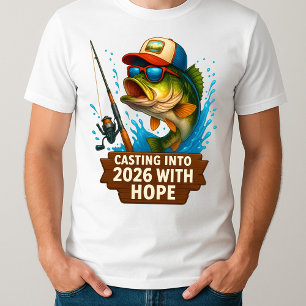 Lustiges Fliegen Cool Angeln Vater Opa Geschenk T-Shirt