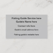 Lustiges Fliegen-Fischen; Ich würde eher meine Visitenkarte (Rückseite)