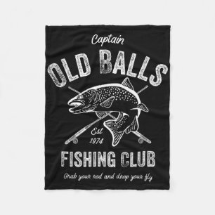 Lustiges Fliegenfischer-Shirt für Angler Fleecedecke