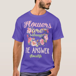 Lustiges Florist Shirt Florales Design Floristen L