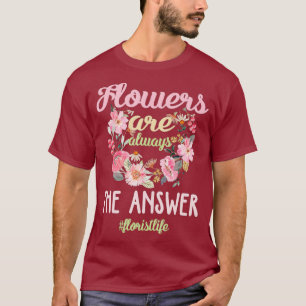 Lustiges Florist Shirt Florales Design Floristen L