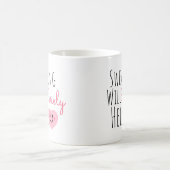 Lustiges Fluchen wird sicherlich helfen Kaffeetasse (Mittel)