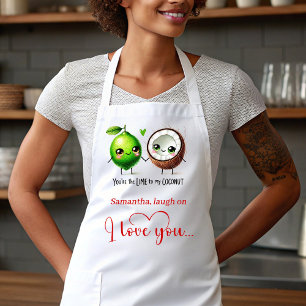 Lustiges Food Personalisiertes Süßes Valentinstag- Schürze