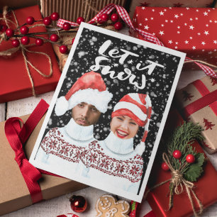 Lustiges Foto Persönliche Weihnachten Lass es schn