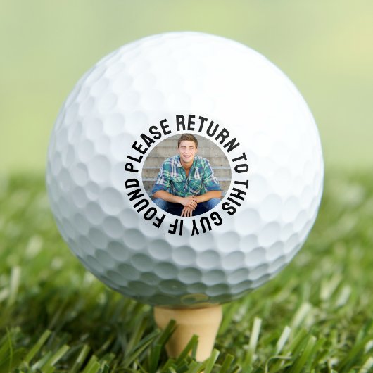 Lustiges Foto Wenn Gefunden Golfball