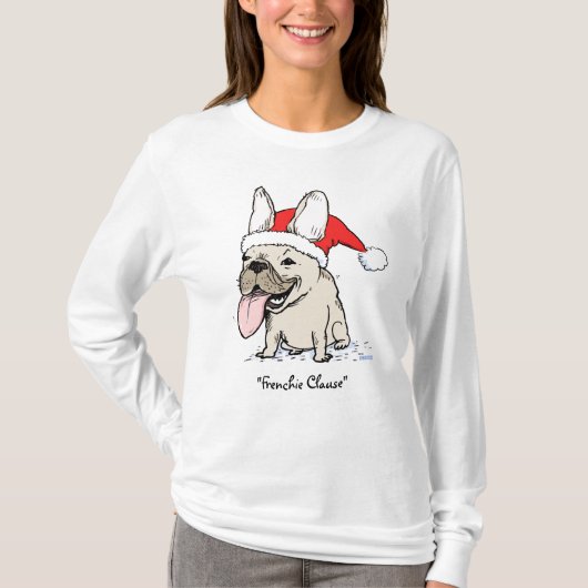 Lustiges französische Bulldogge Frenchie T-Shirt (Vorderseite)