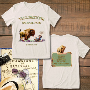 Lustiges Frau-Rooping eines wilden Bison Büffels T Tri-Blend Shirt
