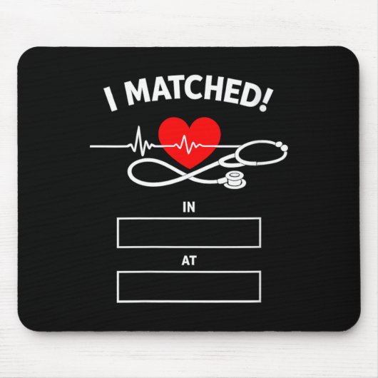 Lustiges Frauen-Match-Tag-2026-Bewohner Mousepad (Vorne)