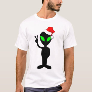 Lustiges Friedensalien Sankt T-Shirt
