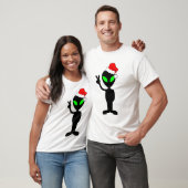 Lustiges Friedensalien Sankt T-Shirt (Unisex)