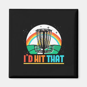 Lustiges Frisbee-Golfer-Geschenk Dummer Baum Frolf Magnet