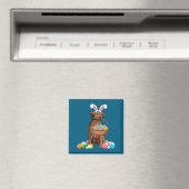 Lustiges Frohe Ostern Schokolade Labrador Hase Magnet (In Situ (Geschirrspüler))