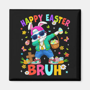 Lustiges frohes Ostern bruh Hase dabbing Ostertag Magnet
