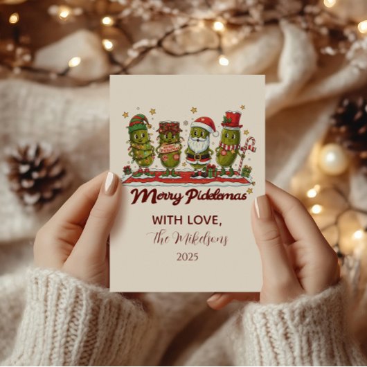 Lustiges Frohes Picklemas Weihnachten
