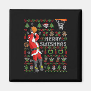 Lustiges Frohes Swishmas Hässliches Weihnachten Sk Magnet