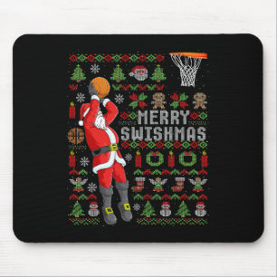 Lustiges Frohes Swishmas Hässliches Weihnachten Sk Mousepad
