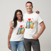 Lustiges Frohes Valentinstag T-Shirt (Unisex)