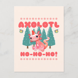 Lustiges Fröhliches Weihnachten Axolotl Ho-Ho-Ho!